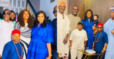 Osita Iheme, Other Prominent Nollywood Stars Graces Chinedu Ikedieze Aki’s Child Dedication Service