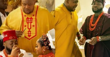 Cubana Chiefpriest Celebrates Davido’s Birthday With Unique Pictures From His Wedding