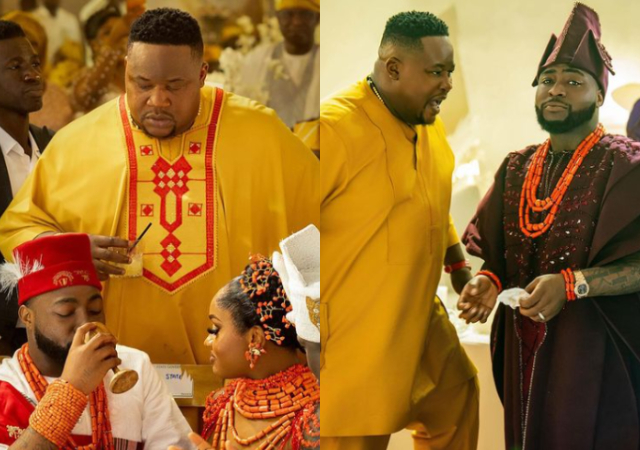 Cubana Chiefpriest Celebrates Davido’s Birthday With Unique Pictures From His Wedding