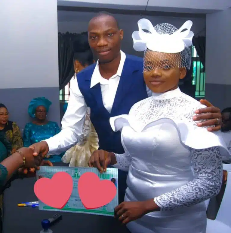 Woman weds man she met on X, formerly Twitter, and shares stunning wedding photos