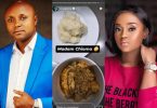 Isreal DMW Posts Photos Of Nigerian Dishes Davido’s Wife Chioma Served Him In Atlanta