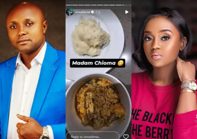 Isreal DMW Posts Photos Of Nigerian Dishes Davido’s Wife Chioma Served Him In Atlanta