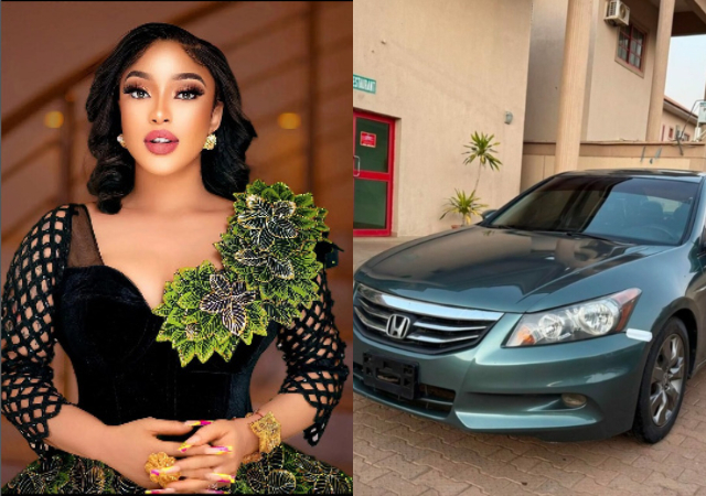 Tonto Dikeh Surprises Fan With Brand New Honda Car