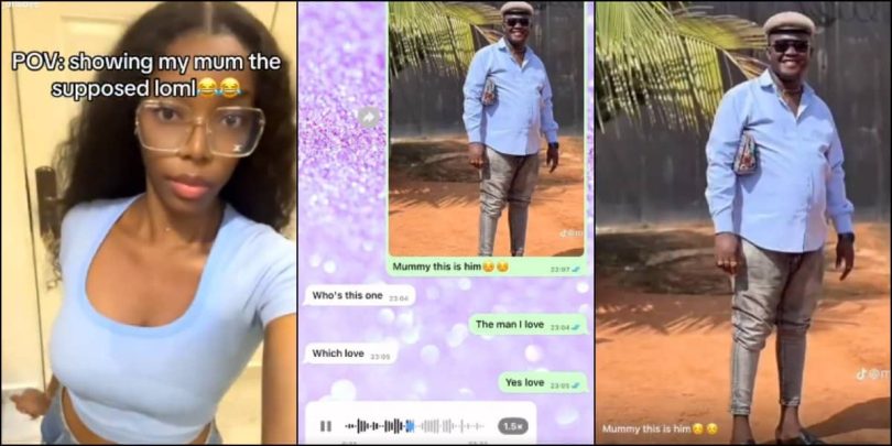 Lady shares mom’s reaction after showing off ‘the love of her life’