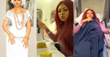 Regina Daniels Receives Special Treatment from Airpeace, Posts Video