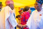 Photos: President Tinubu, Obasanjo, Jonathan meet in Ghana