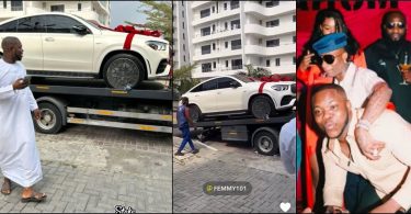 Wizkid buys his associate, Femmy, a brand new Mercedes Benz SUV