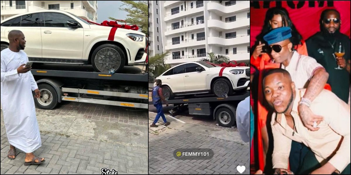 Wizkid buys his associate, Femmy, a brand new Mercedes Benz SUV
