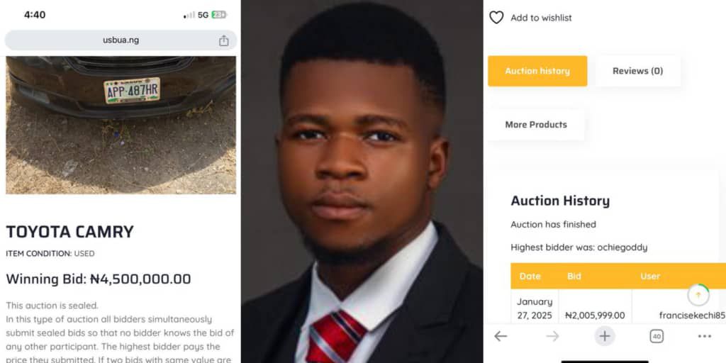 Man claims car he bid ₦4.5 million for disappears from EFCC auction site