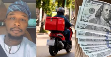 Singer rants as dispatch rider flees with prop dollars meant for music video, mistakes them for real money