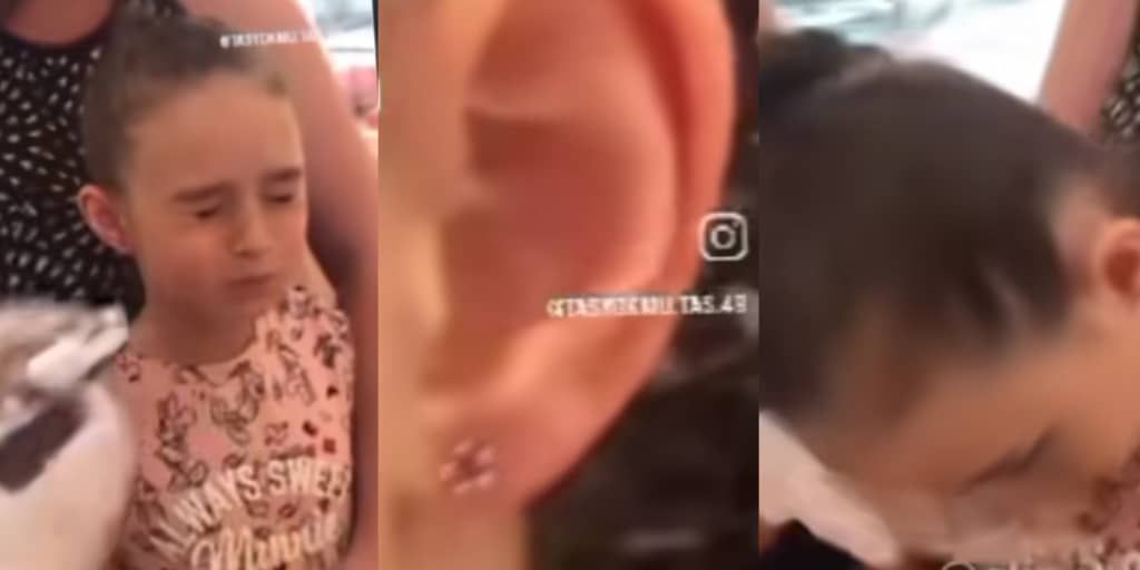 Little girl reportedly passes away seconds after ear piercing