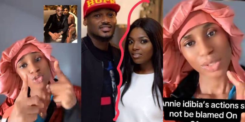 Lady slams Annie Idibia, blames her for marriage collapse