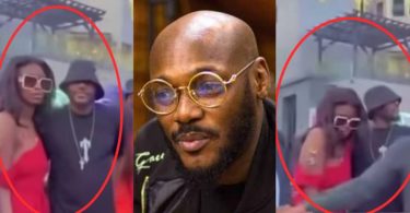 2face Idibia gets cozy with mystery woman amid marriage clash with wife, Annie