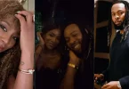 Fans drool as Genevieve Nnaji and Flavour enjoy cosy moment