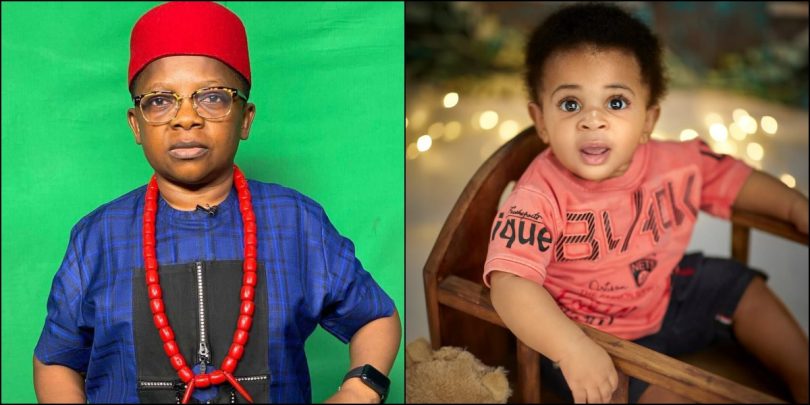 Chinedu Ikedieze unveils son’s face for the first time