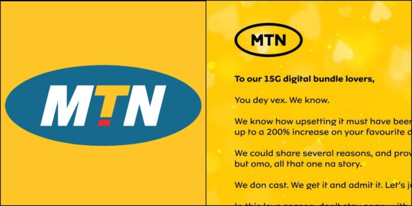 MTN issues statement on 200 percent data tariff increase