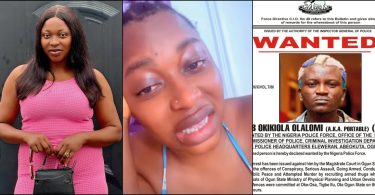 Ashabi Simple tears up as she begs God on behalf of her man, Portable