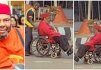 Pete Edochie in wheelchair at Airport: Fans react to shocking video