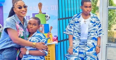 Tonto Dikeh celebrates son Andre’s 9th birthday, calls him her ‘greatest gift’