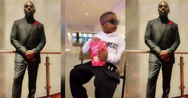 “God answered all my prayers in you” – Jim Iyke shares cute photos to celebrate son’s birthday