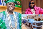 Davido Gifts King Of Ede Oba Adesola Lawal Brand New Car On His Birthday