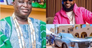 Davido Gifts King Of Ede Oba Adesola Lawal Brand New Car On His Birthday