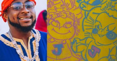 J&J: Davido Gives Hint of His Twins’ Names with Recent Artwork