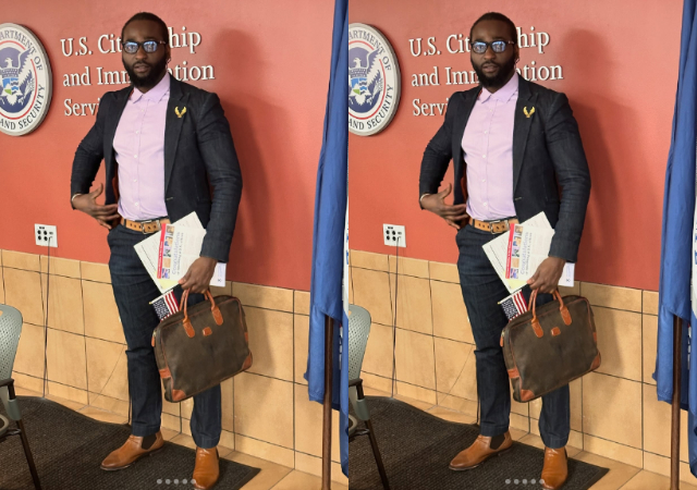 Actor Gbenro Ajibade becomes a U.S. citizen