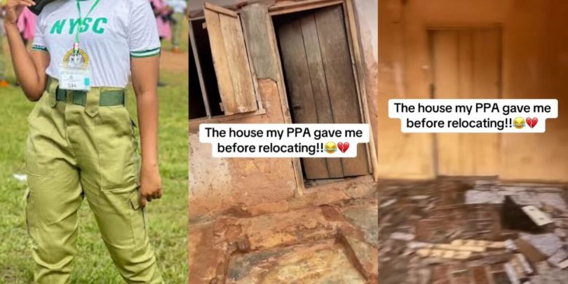 Corper traumatized as he sees house PPA offered him