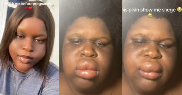 Expectant mother cries out as she shares her transformation