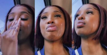 Lady goes home in tears after visiting boyfriend unannounced