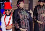 Yul Edochie and Judy Austin expects 3rd child, show off baby bump