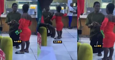 Drama as lady embarrasses man for proposing in public