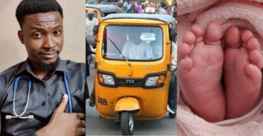 Doctor delivers 3.5kg baby inside Keke napep, shares experience