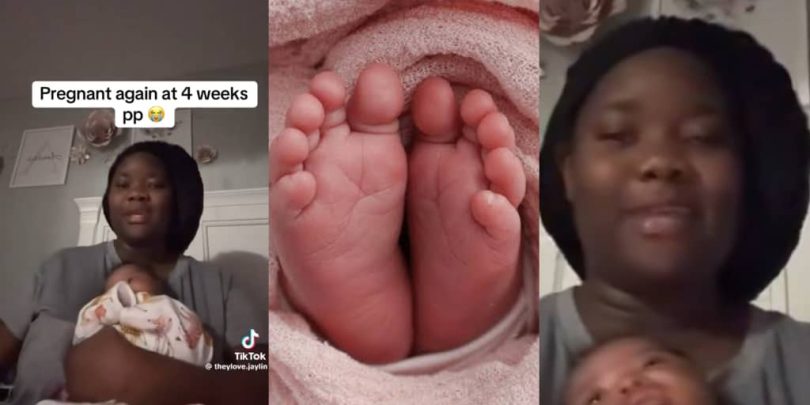 Woman who gave birth 4 weeks ago discovers she’s 3 weeks and 4 days pregnant