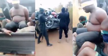 Anambra security outfit Agunechemba allegedly arrests suspected interstate kidnappers