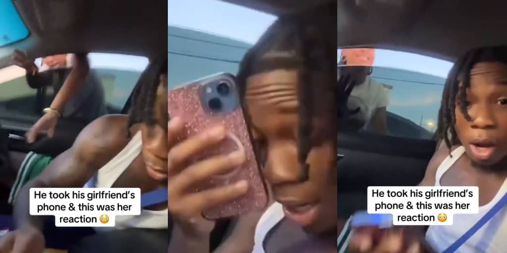 Man locks himself in car to go through girlfriend’s phone, finds evidence of cheating
