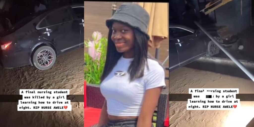 Final year student passes away after being hit by car driven by girl learning to drive at night
