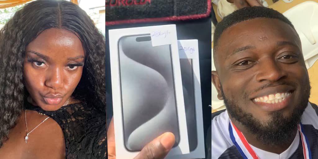 Lady labels phone vendor a thief as he fails to deliver an iPhone 15 Pro after ₦1.6m payment
