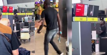 Man goes on rampage at airport, destroys TVs and doors