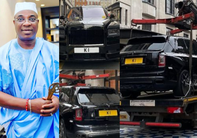 Reactions As Kwam 1 Rolls Royce Worth N2.7 Billion Allegedly Towed For Wrong Parking In UK