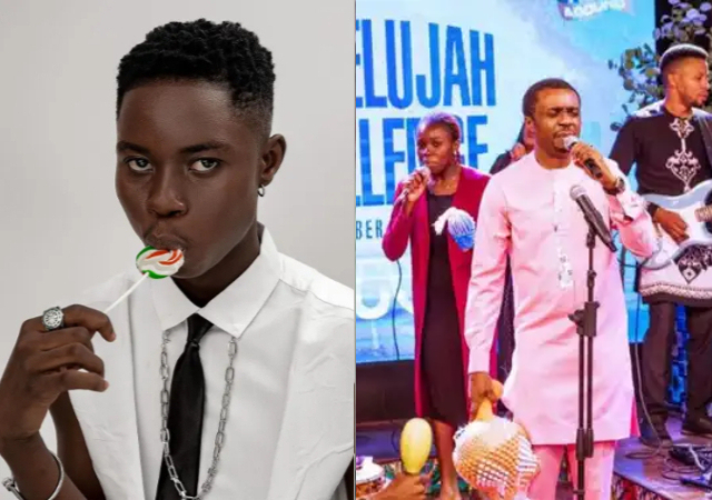 Peller Reacts As Nathaniel Bassey Calls His Name During Hallelujah Challenge