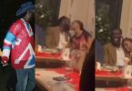 Moment Burna Boy and Chloe Bailey share kiss during special dinner