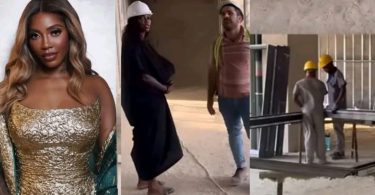 Tiwa Savage shows off her penthouse undergoing construction