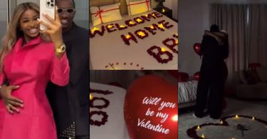 Fans React as Priscilla Ojo Asks Fiancé Juma Jux to Be Her Val in Romantic Video