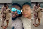 Ruby Ojiakor Goes Emotional As Husband Goes Back To Work