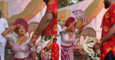 Ruby Ojiakor’s Steals Show at Her Traditional Wedding, Practically Tells Word That She Is Happy