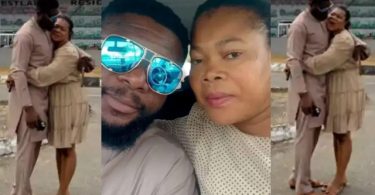 Ruby Ojiakor Goes Emotional As Husband Goes Back To Work