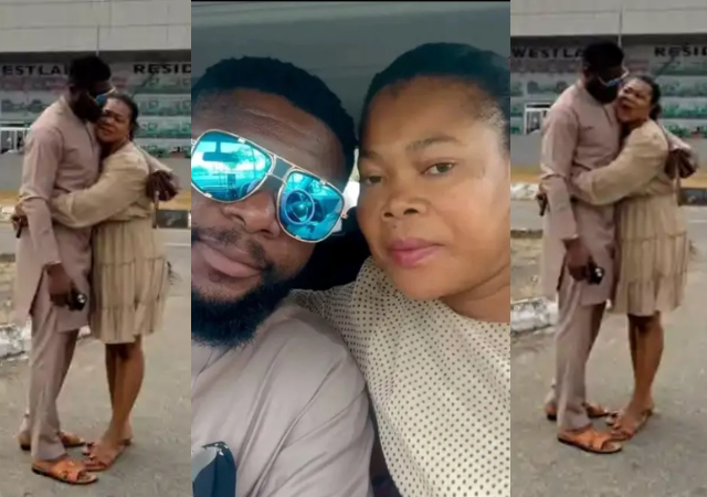 Ruby Ojiakor Goes Emotional As Husband Goes Back To Work