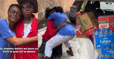 Teni Surprises Woman Who Freestyled Her New Song Online With Money And Food Items